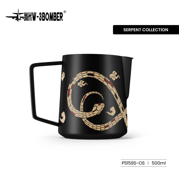 MHW-3BOMBER Serpent Latte Art Pitcher 450/500/600ml