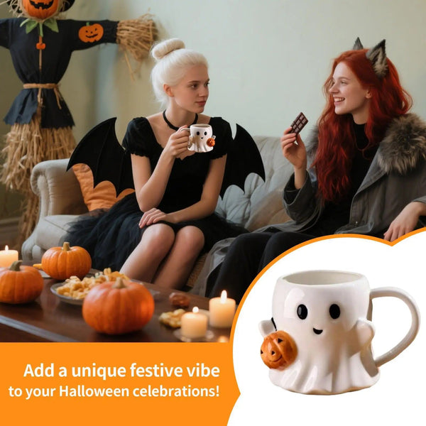 PUMPKIN Ghost Ceramic Mug