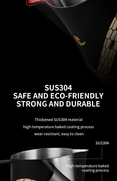 MHW-3BOMBER Serpent Latte Art Pitcher 450/500/600ml