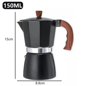 Soletti Pellini Vintage Wooden Coffee Moka Pot