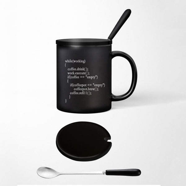 Coffee++ Program for Programmers Mug, Black