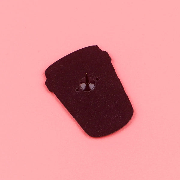 JAZZUP I Need More Coffee Enamel Brooch Pin - The Ultimate Caffeine Fanatic Accessory