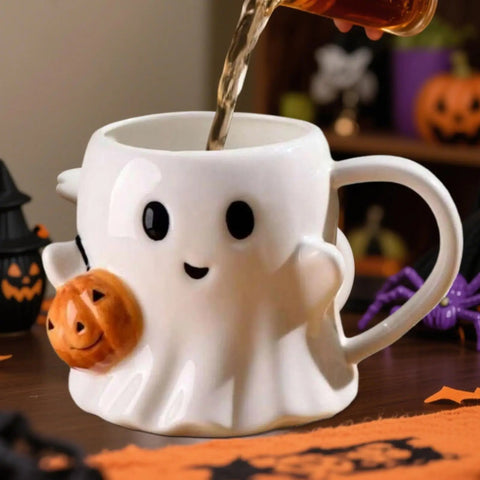 PUMPKIN Ghost Ceramic Mug
