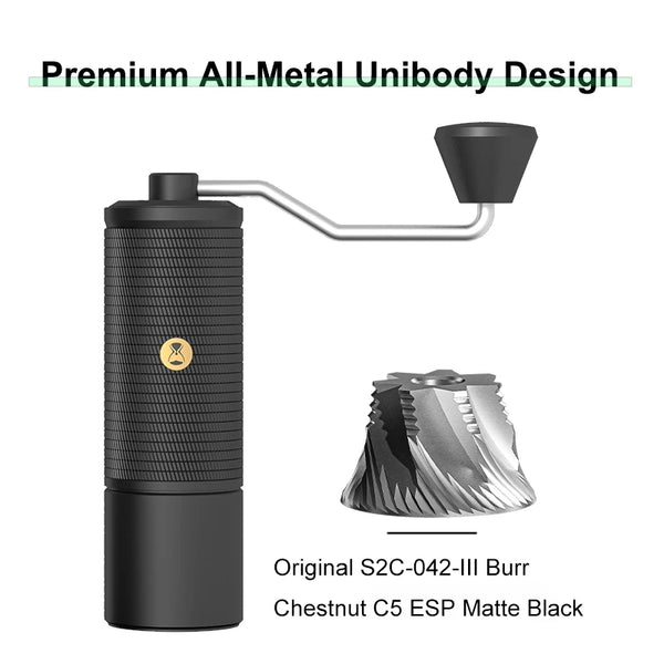 TIMEMORE Chestnut C5ESP Manual Coffee Grinder - High-Precision Burrs for Espresso & Pour Over