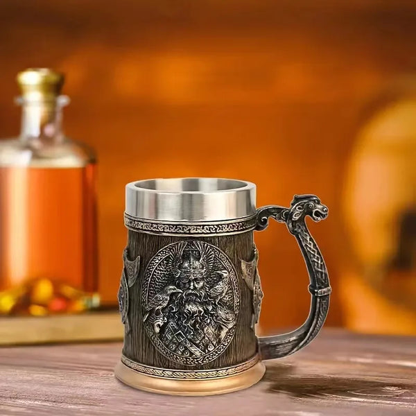 Shield-Wall Stein: The Ultimate Viking Warrior Mug