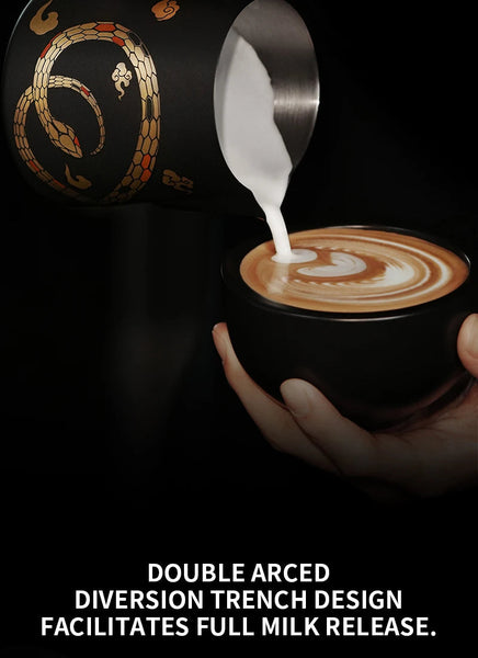 MHW-3BOMBER Serpent Latte Art Pitcher 450/500/600ml