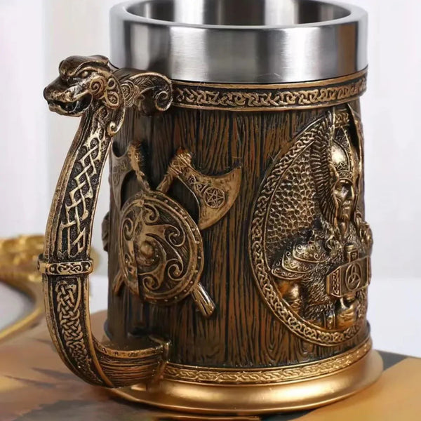Shield-Wall Stein: The Ultimate Viking Warrior Mug
