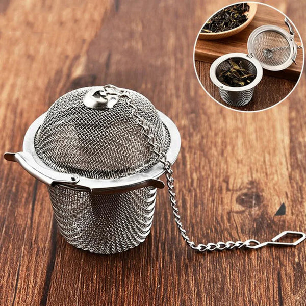 Ball Shaped Stainless Steel Tea Infuser Mesh With Long Handle
