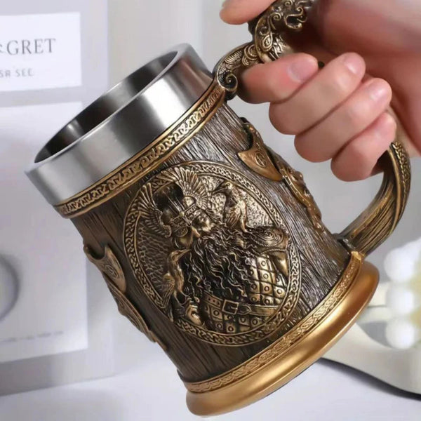Shield-Wall Stein: The Ultimate Viking Warrior Mug