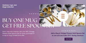 Buy One Mug Get FREE Spoon Set - Limited Time Offer