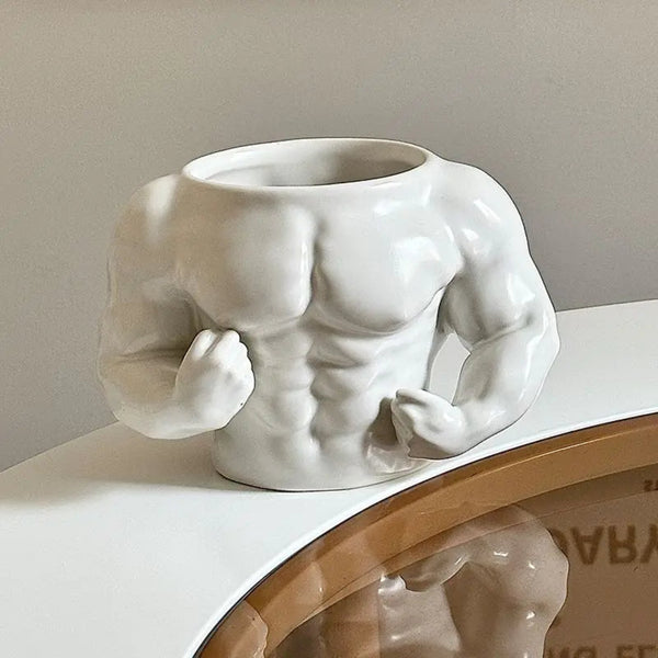 Funny Butt And Man Chest Ceramic Mug