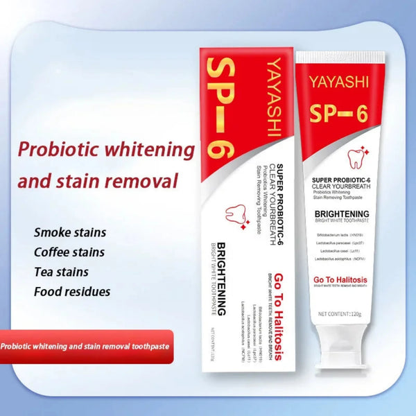 Probiotic SP-6 Stains Remover Teeth Whitening Toothpaste