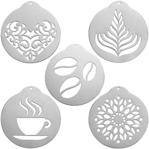 Barista Coffee Art Stencils