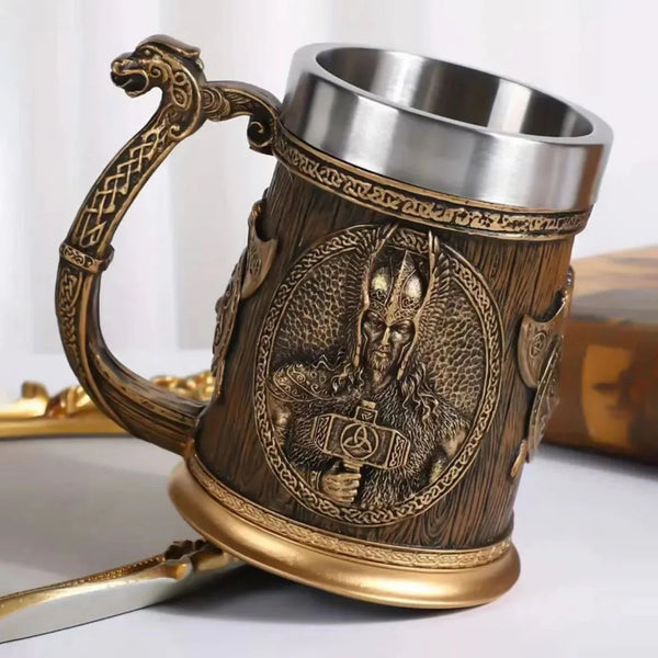 Shield-Wall Stein: The Ultimate Viking Warrior Mug
