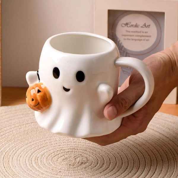 PUMPKIN Ghost Ceramic Mug