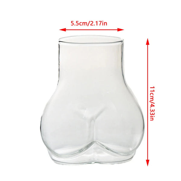 The Butt Shot Coffee Glass