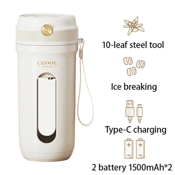 The CYCLONE CE00L 10 Blades Wireless Portable Blender 350ML