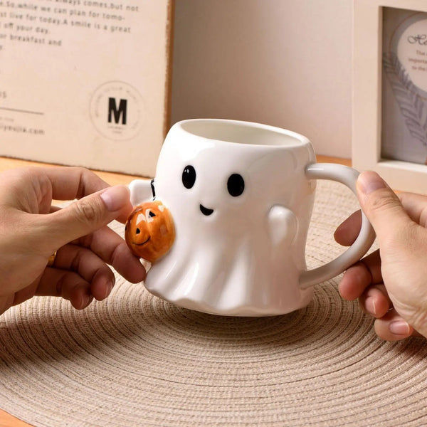 PUMPKIN Ghost Ceramic Mug