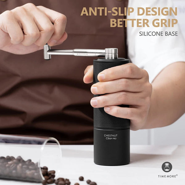 TIMEMORE Chestnut C3S Pro Manual Coffee Grinder - Foldable Handle - All-Metal Body