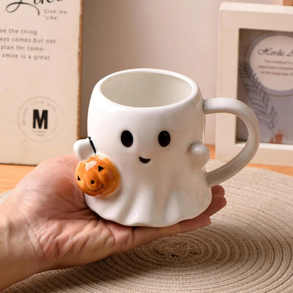 PUMPKIN Ghost Ceramic Mug
