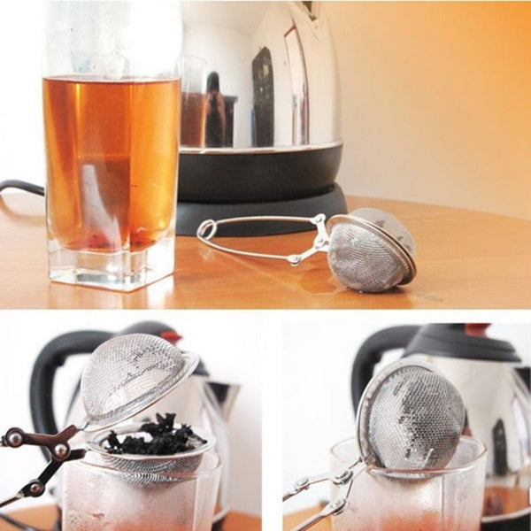 Sphere Mesh With Handle Tea Infuser