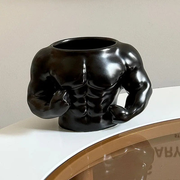 Funny Butt And Man Chest Ceramic Mug