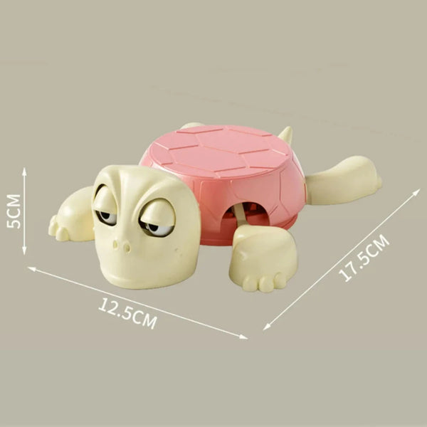 SQUIRT Turtle Cup Holder, Screaming Sea Turtle Coaster With Funny Expression & Moving Limbs, Gag Gift for Tortoise Lover