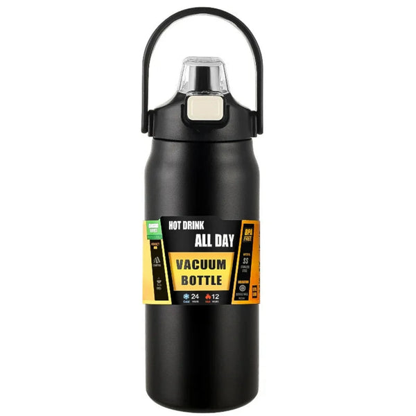 All Day Portable Thermos with Straw Vacuum Bottle