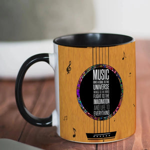 Music Give A Soul to The Universe Coffee Mug