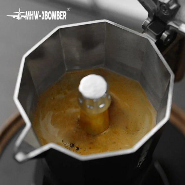 MHW-3BOMBER Double Valve Espresso Flipped Moka Pot