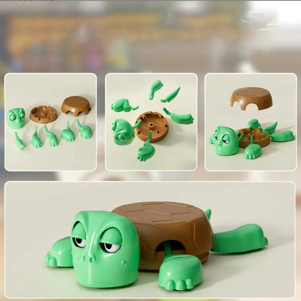 SQUIRT Turtle Cup Holder, Screaming Sea Turtle Coaster With Funny Expression & Moving Limbs, Gag Gift for Tortoise Lover