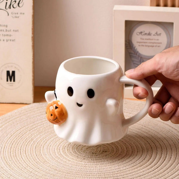 PUMPKIN Ghost Ceramic Mug