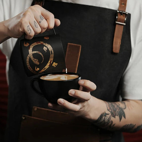MHW-3BOMBER Serpent Latte Art Pitcher 450/500/600ml