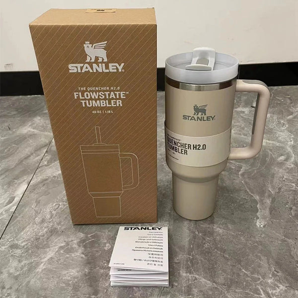Stanley Quencher H2.0 Tumbler 40oz for Coffee, Tea, Iced Drinks, Smoothies, Shakes and More