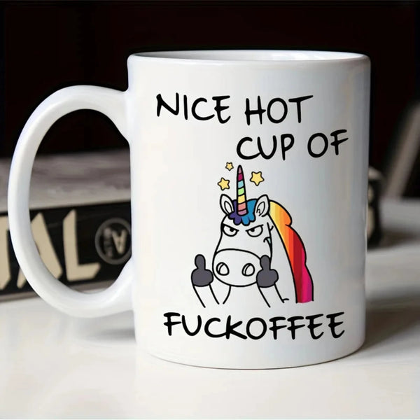 MissPenelope - 11oz Angry Unicorn Ceramic Coffee Mug