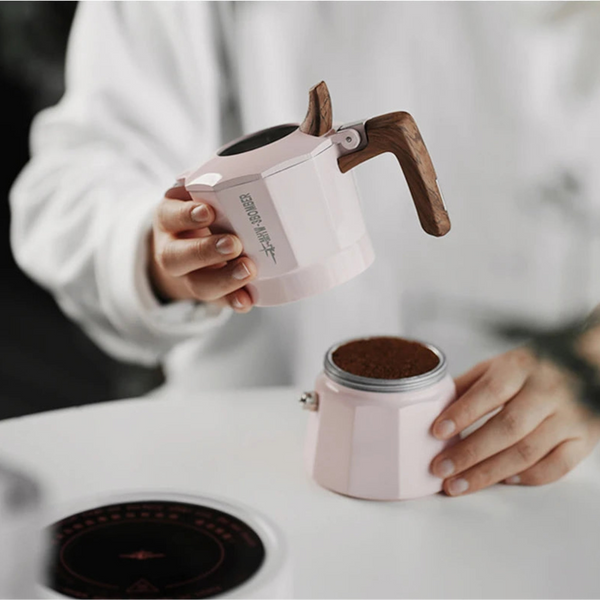 MHW-3BOMBER Double Valve Espresso Flipped Moka Pot