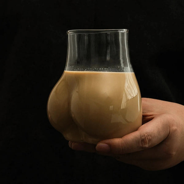 The Butt Shot Coffee Glass