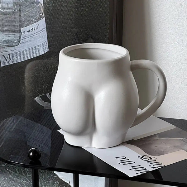 Funny Butt And Man Chest Ceramic Mug