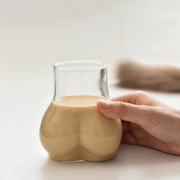 The Butt Shot Coffee Glass