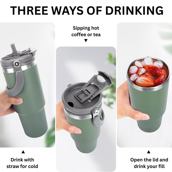 900ML TYESO Multifunctional Vacuum Insulated Bottle
