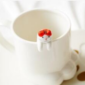 Bubbles Cat Cute Hanging Coffee Tea Spoon