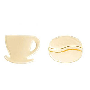Luxyglo Coffee Cup and Bean Earrings