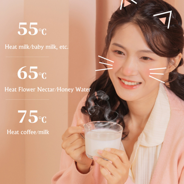 LifeSmart Bubbles Cat Mug Warmer With Night Light