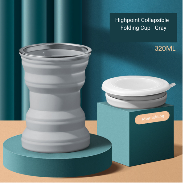 Highpoint Collapsible Portable Folding Travel Cup