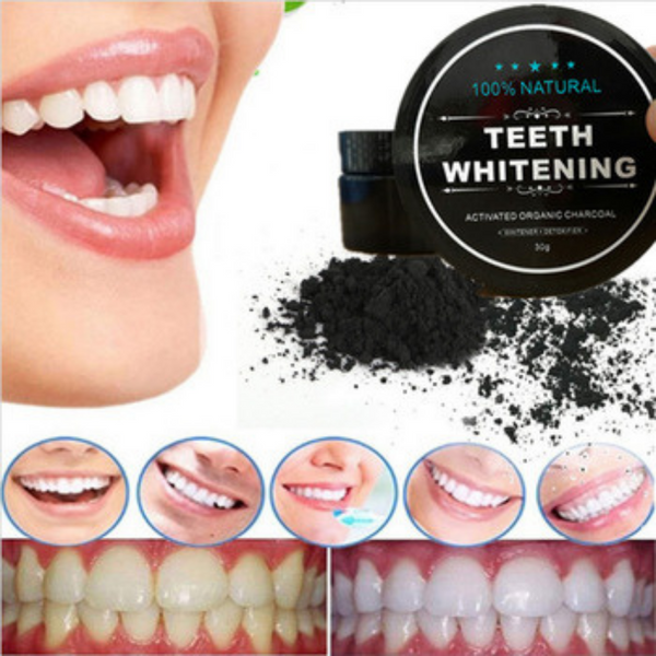 Activated Charcoal Natural Teeth Whitening Powder