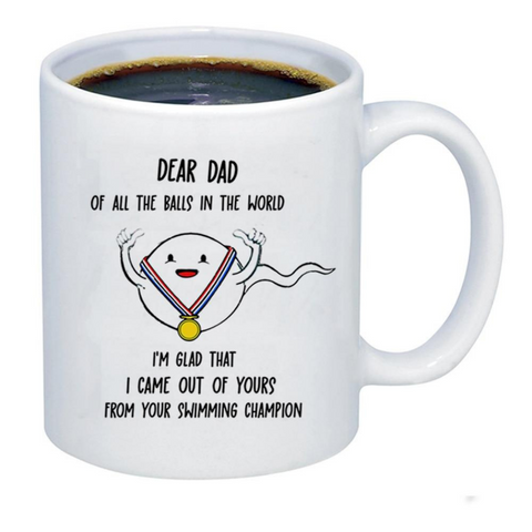 Dear Dad Of All The Balls In The World Mug