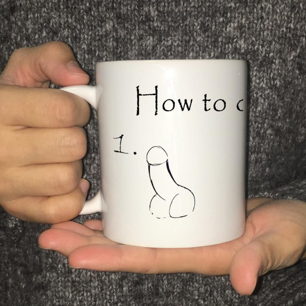 How To Draw A Cat Mug