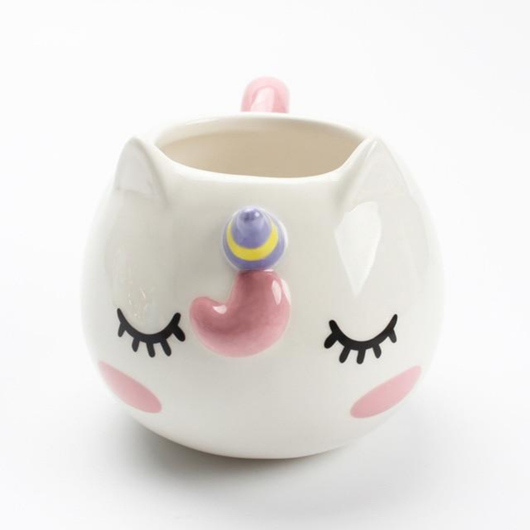Elegant Lashes Pink Unicorn Mug