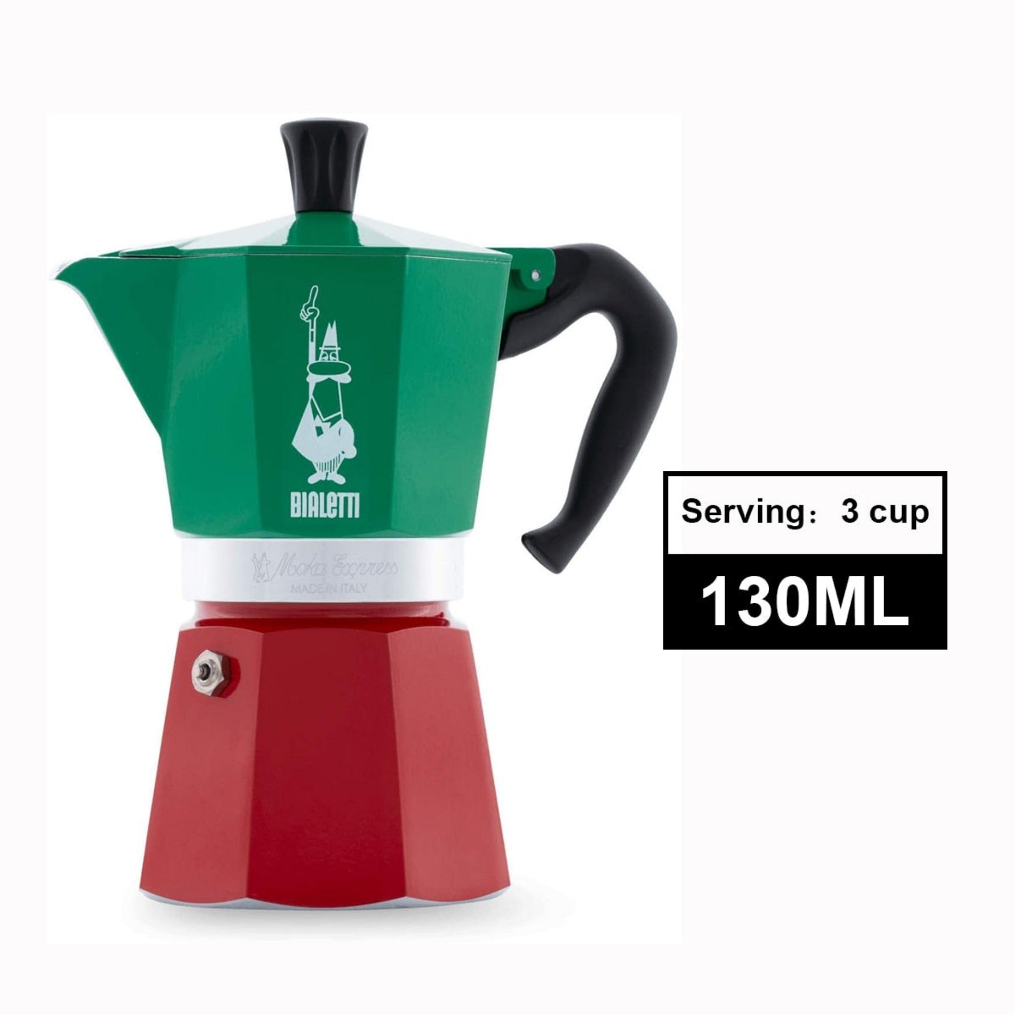Bialetti - Moka Espress: Iconic Stovetop Espresso Maker, Makes Real Italian  Coffee, Moka Pot 6 Cups (6