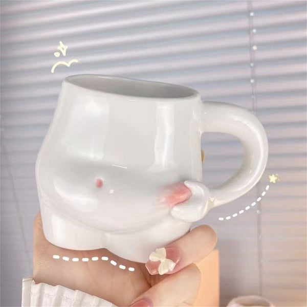 Pinch Belly Ceramic Mug